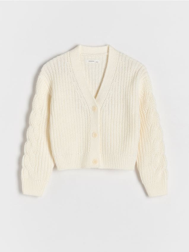 Geknöpfte Strickjacke - RESERVED