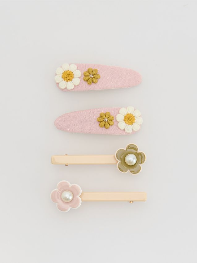 Lot de 4 barrettes à cheveux - RESERVED