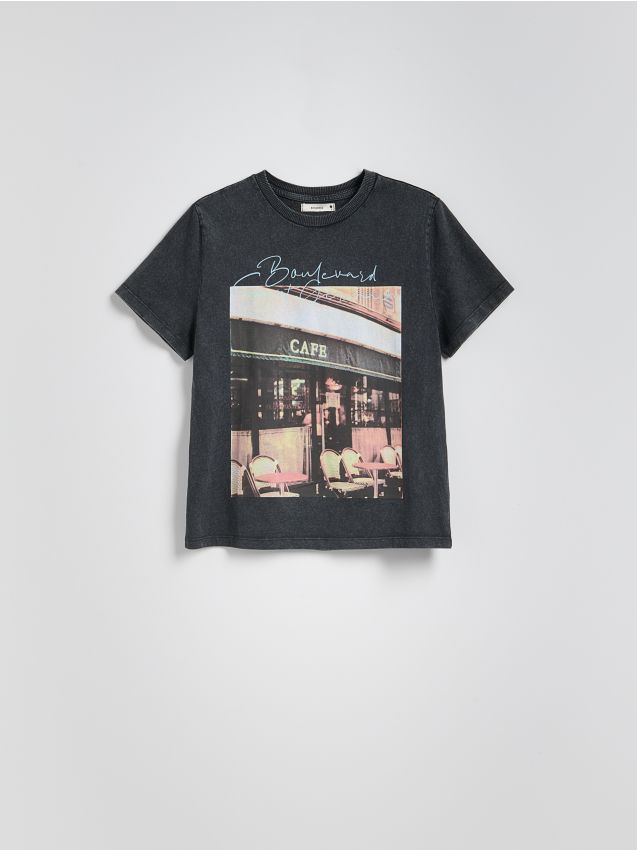 T-shirt z nadrukiem - RESERVED