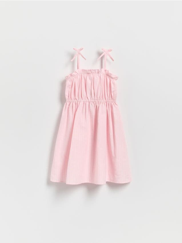 Reserved - Rochie în dungi - roz-pastel