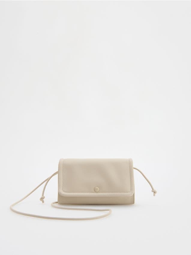 Reserved - Geantă crossbody - bej