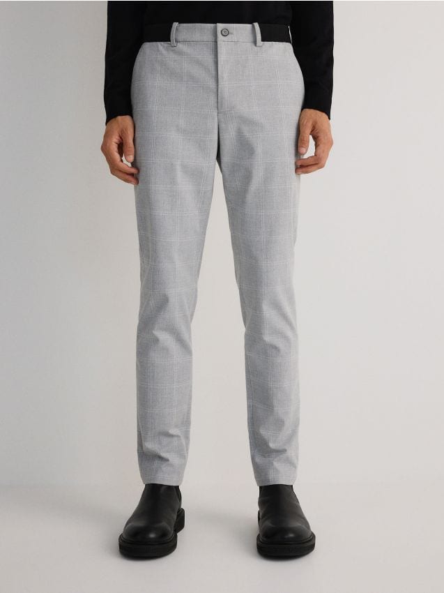 Reserved - MEN`S TROUSERS - gri deschis