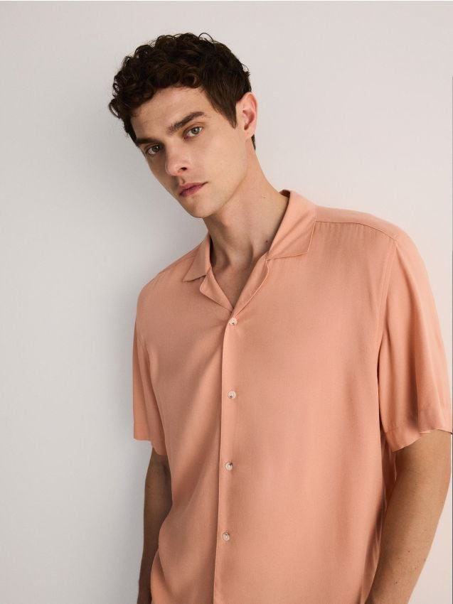 Chemise comfort fit en viscose - RESERVED