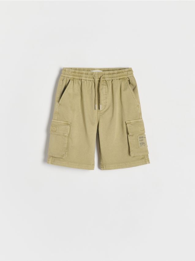 Reserved - BOYS` SHORTS - verde-pal