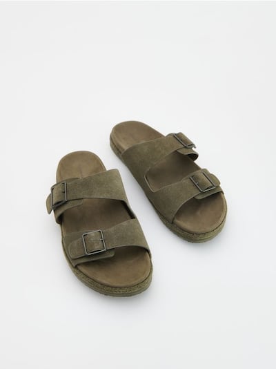 Leather rich sliders
