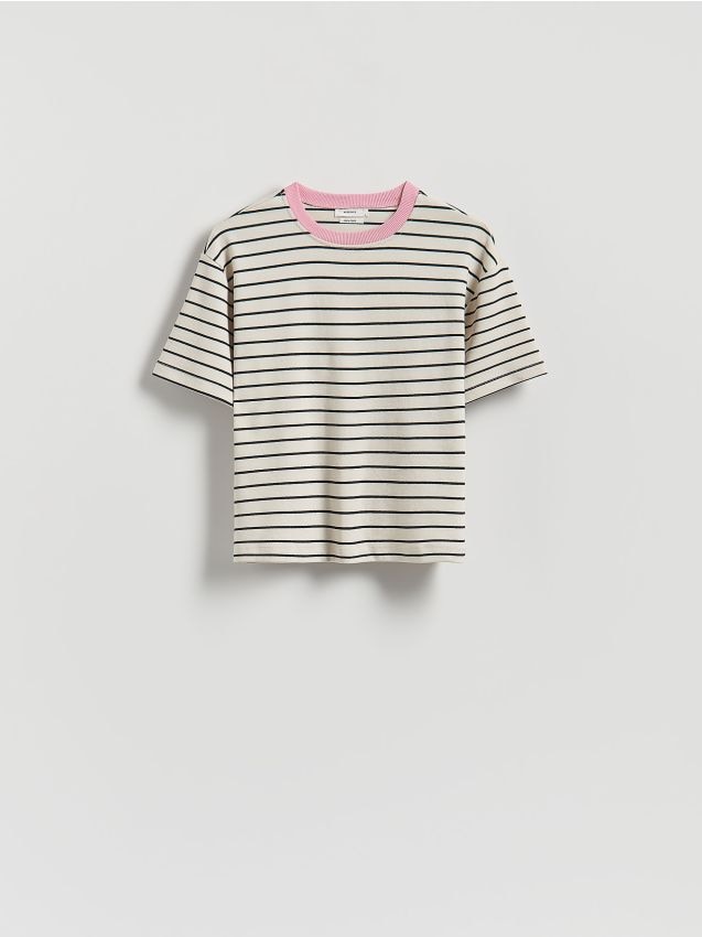 T-shirt rayé - RESERVED