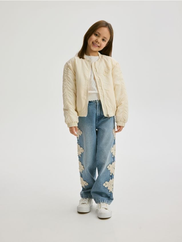 Openwork jumper with short sleeves - RESERVED