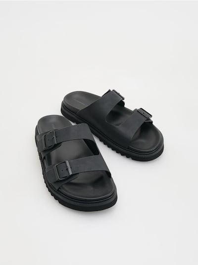 Sliders with buckles