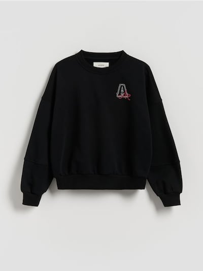 Sweatshirt with fine print