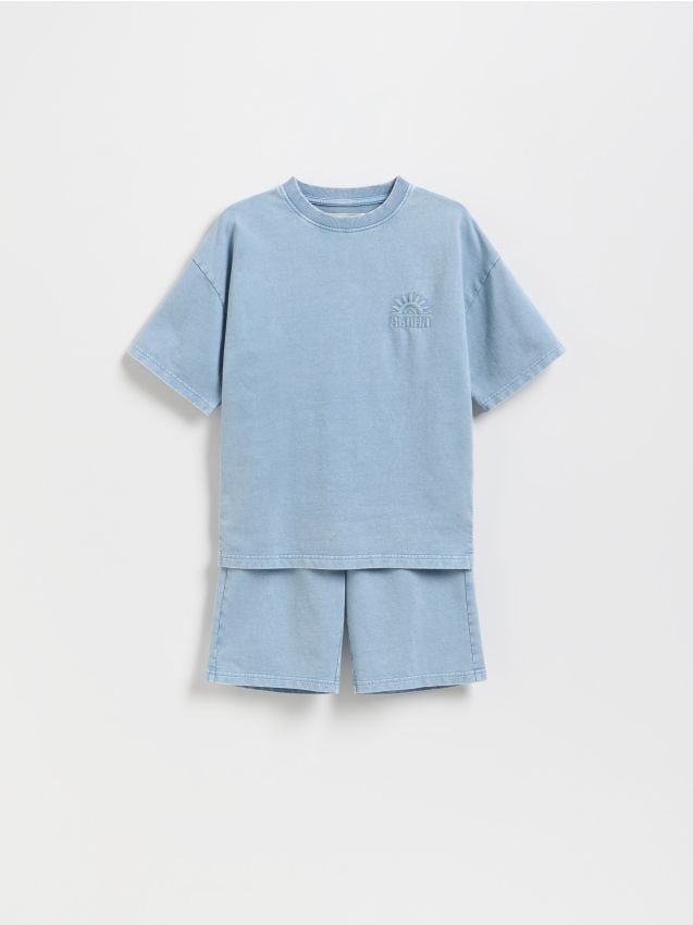 Cotton set with shorts - RESERVED