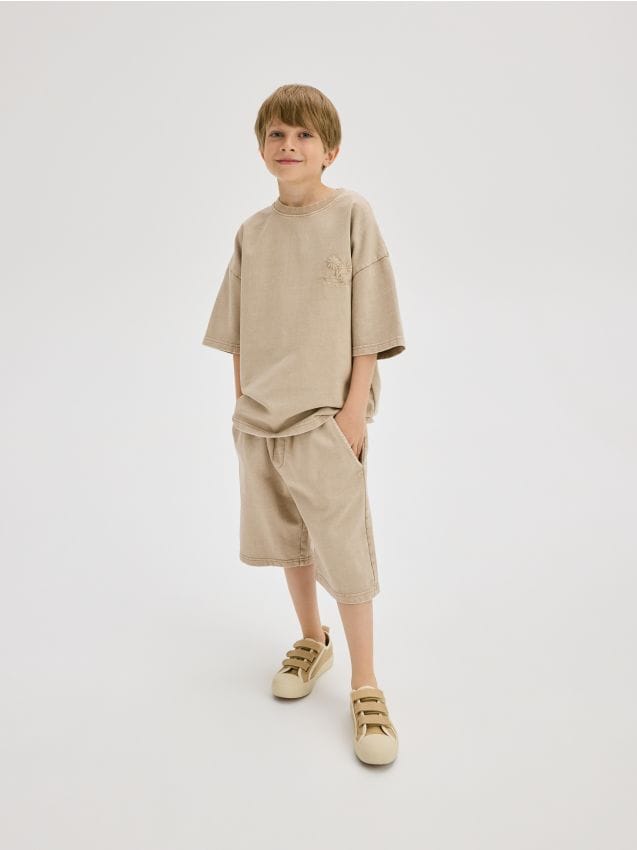 Cotton set with shorts - RESERVED