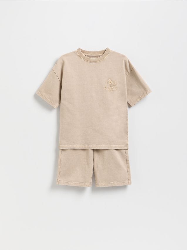 Cotton set with shorts - RESERVED