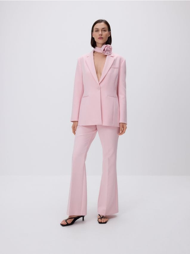Blazer with decorative rose - RESERVED