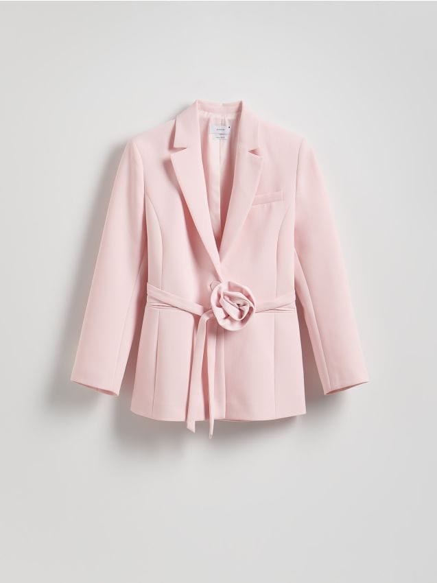 Blazer with decorative rose - RESERVED