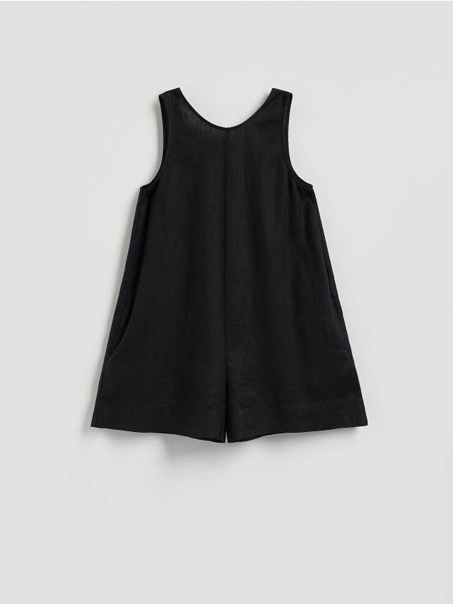 Reserved - LADIES` JUMPSUIT - negru