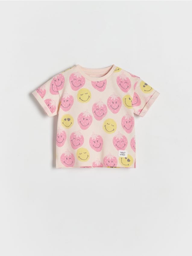 Reserved - tricou cu model smileyworld® - multicolor