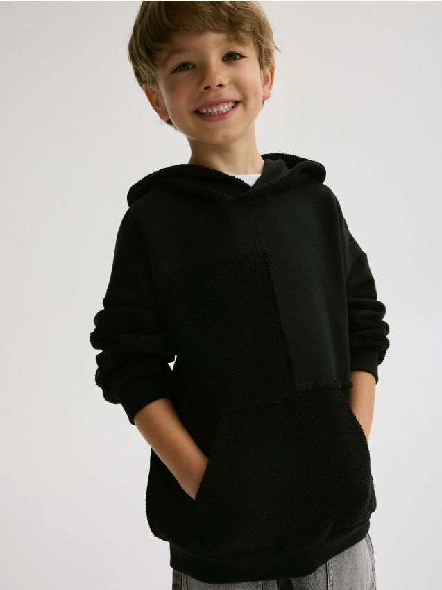 Reserved - hanorac oversized - negru