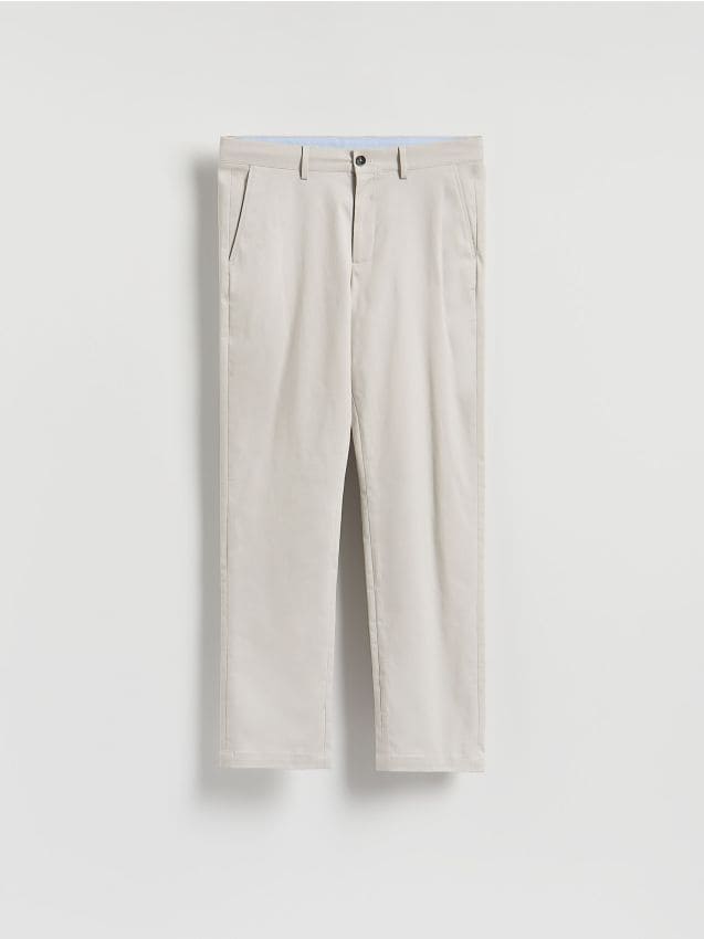 Chino slim cotton rich trousers - RESERVED