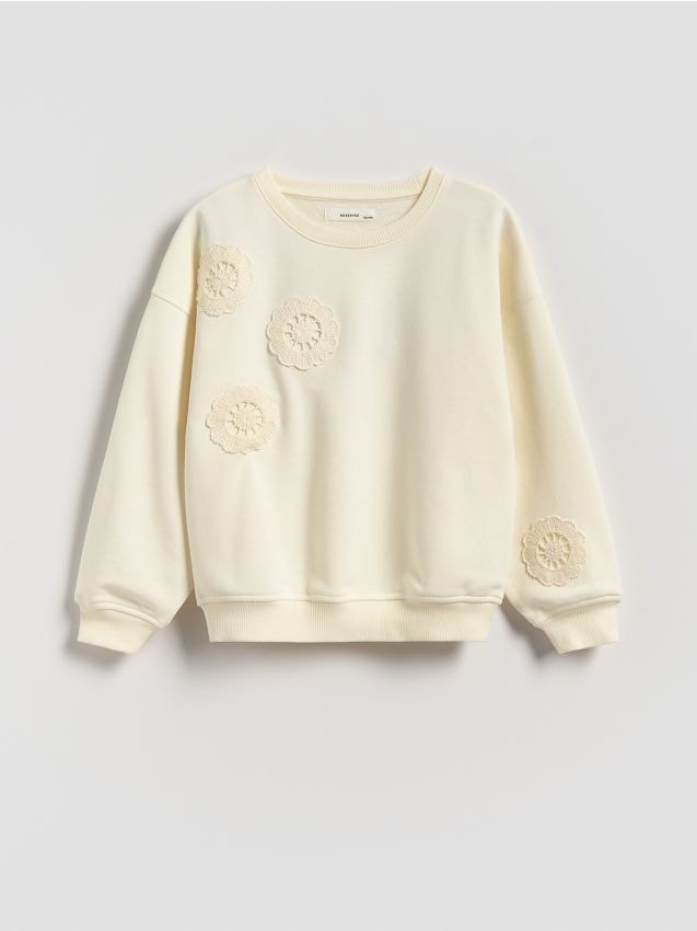Sweatshirt with embroidery detailing - RESERVED