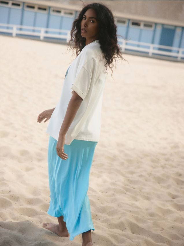 Robe en viscose - RESERVED