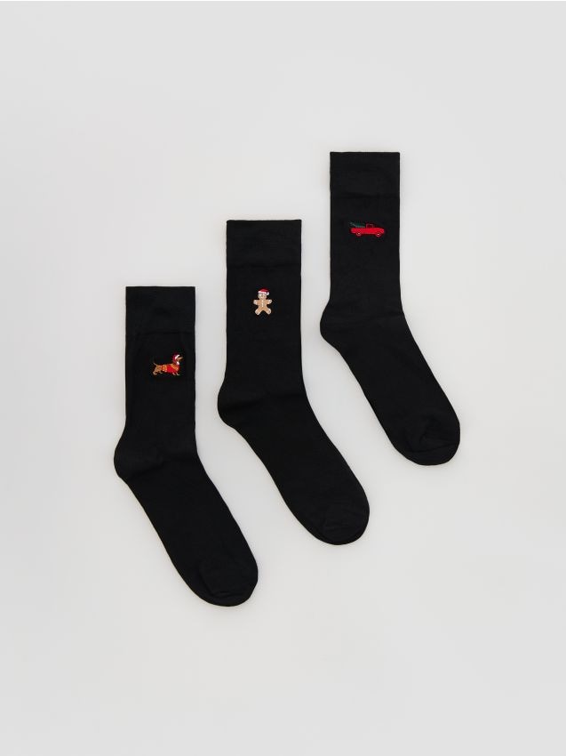 Lot de 3 paires de chaussettes de Noël - RESERVED