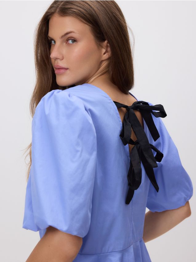 Back tie blouse - RESERVED