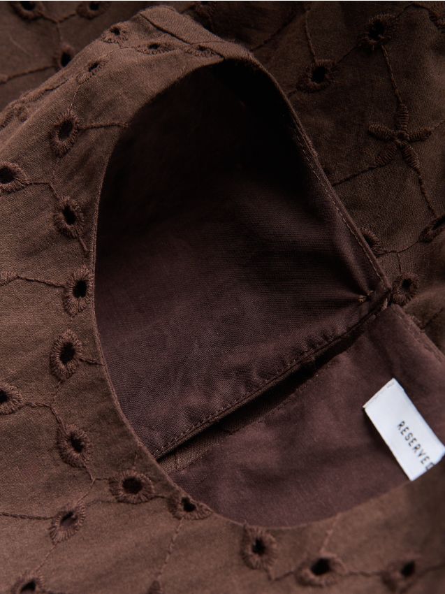 Cotton broderie blouse