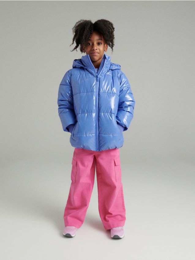 Kinder Mädchen Outerwear Jacken Reserved Jacken Reserved Bomberjacke rosa/apricot gr.68 