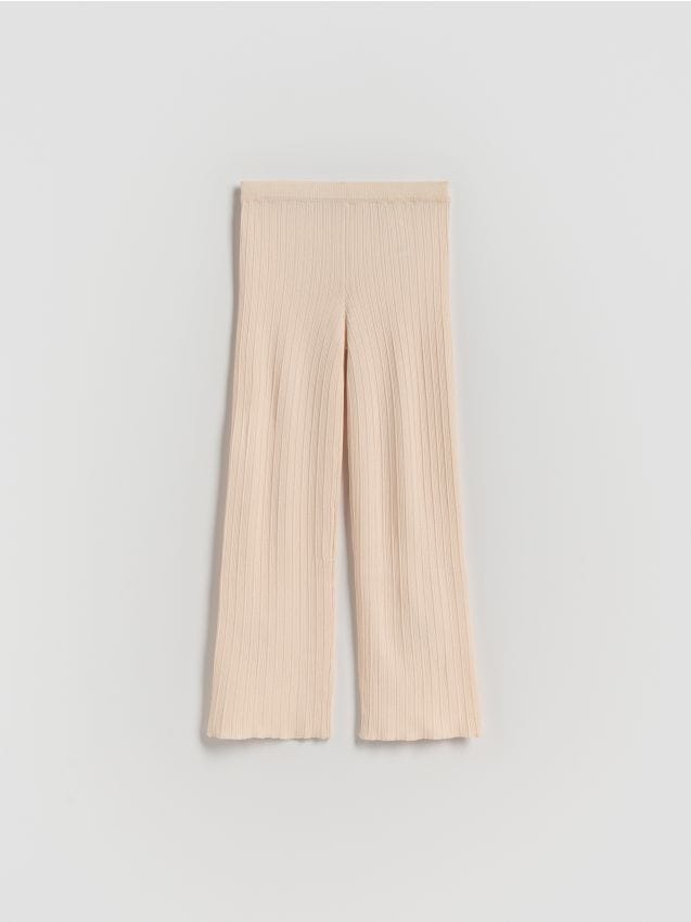 Viscose blend jersey trousers - RESERVED