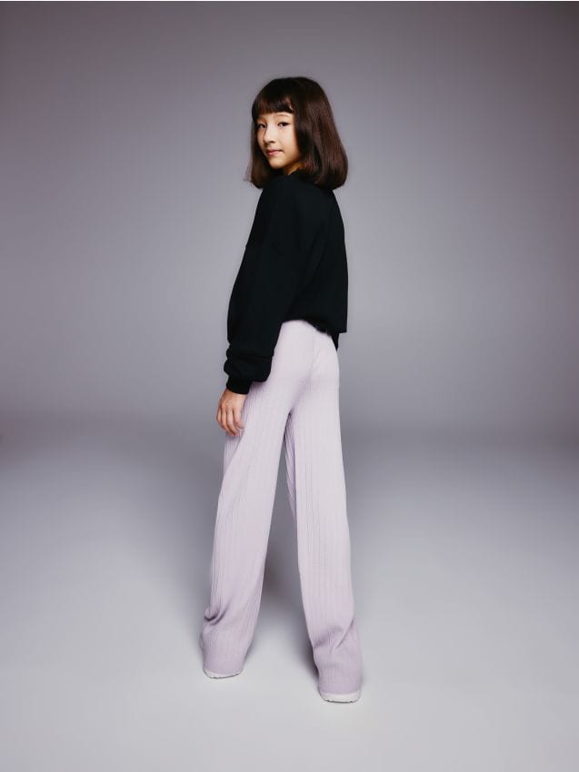 Viscose blend jersey trousers - RESERVED