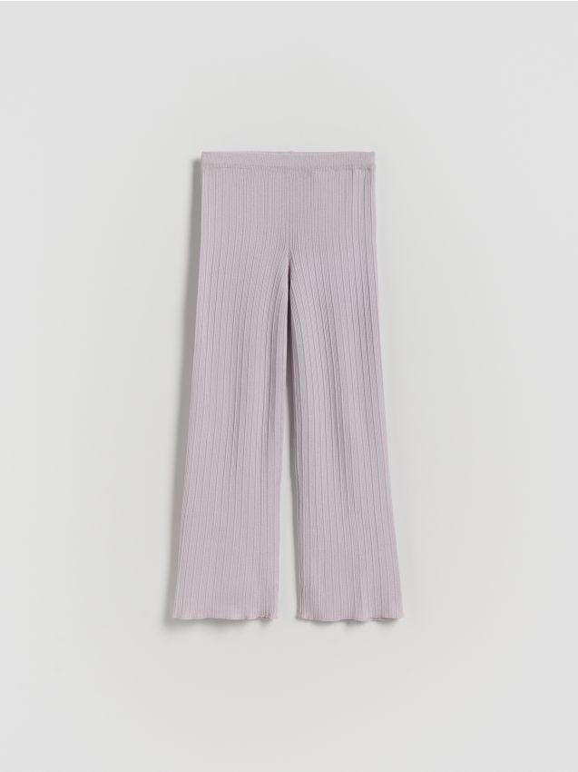 Viscose blend jersey trousers - RESERVED