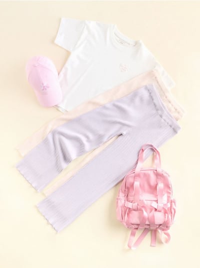 Pantaloni in jersey misto viscosa