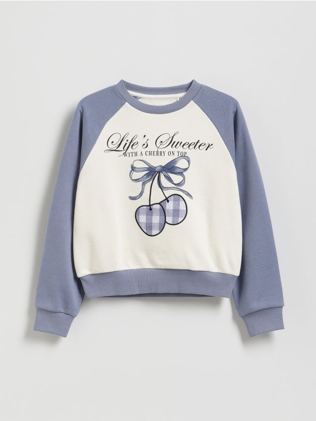 GIRLS` JOGGING TOP - RESERVED