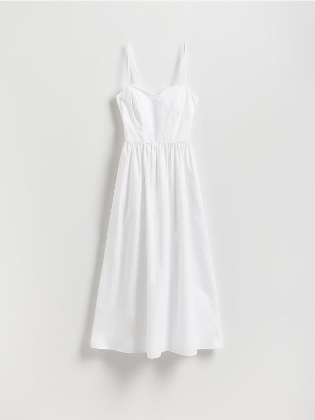 Cotton midi dress - RESERVED