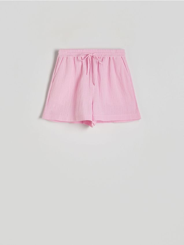 Cotton muslin shorts - RESERVED