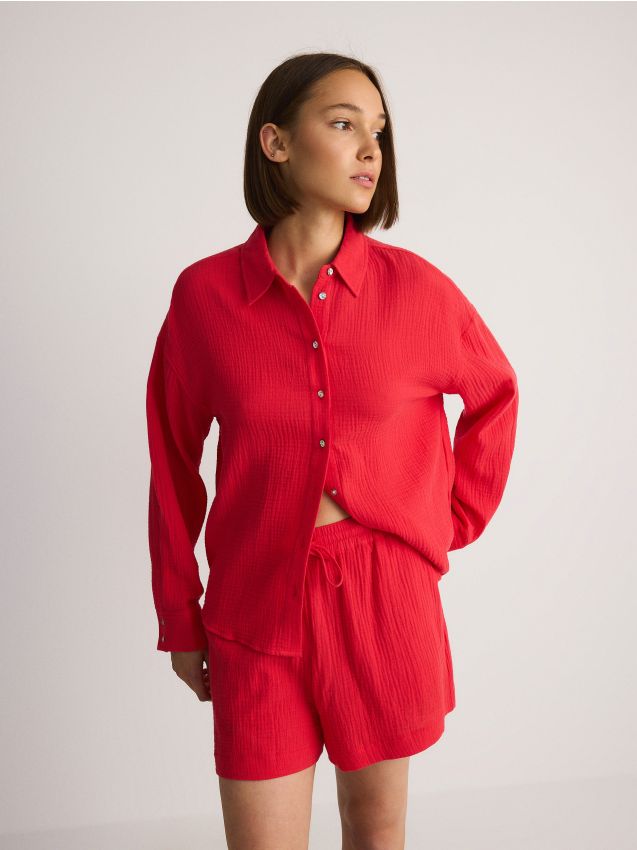 Short en mousseline de coton - RESERVED