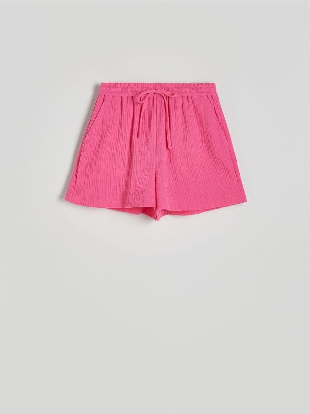 Cotton muslin shorts - RESERVED