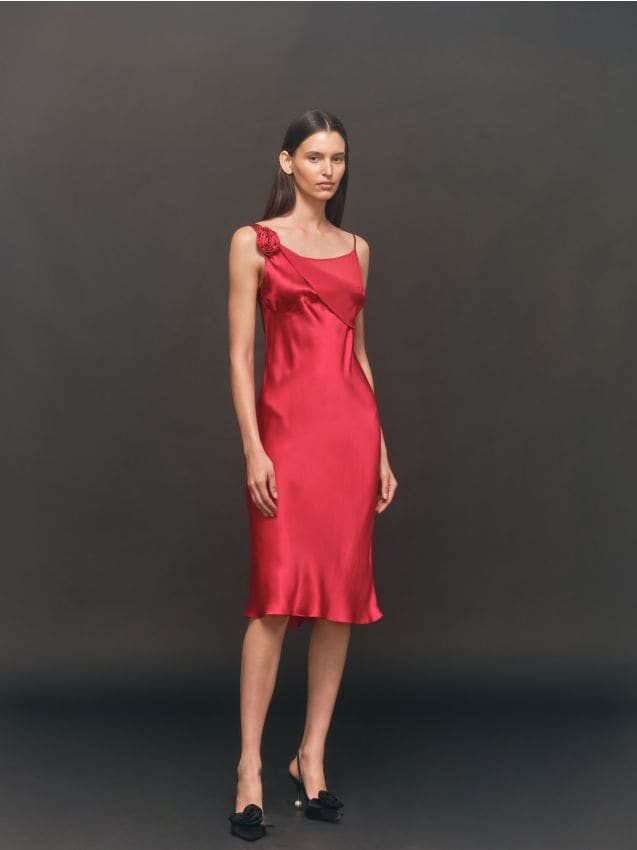 Silk cami dress - RESERVED