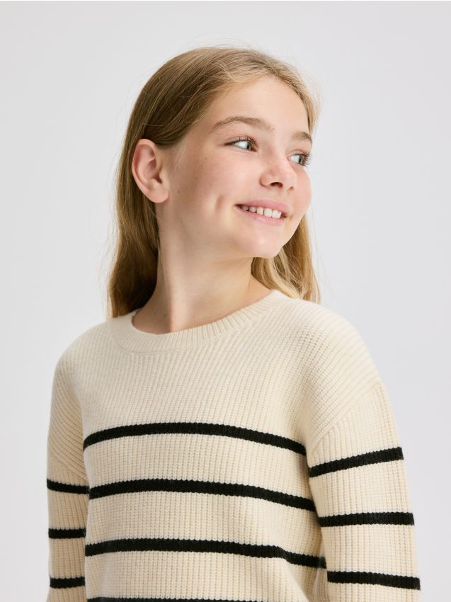 Sweater with viscose blend - RESERVED