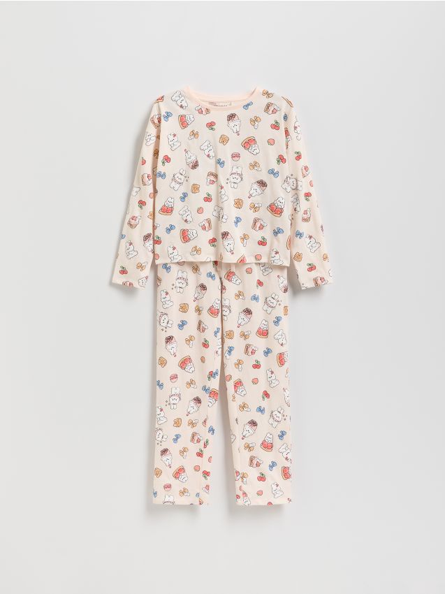Patterned two piece pyjama set - RESERVED
