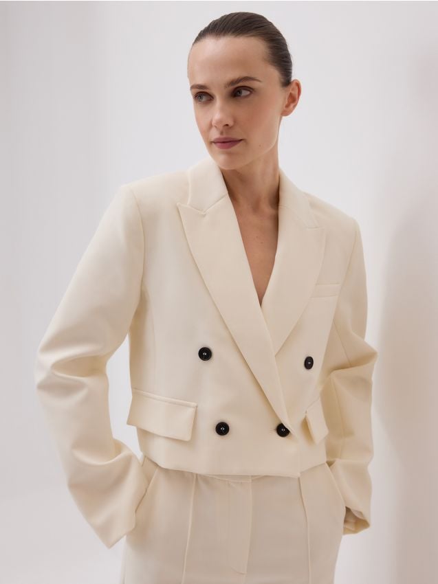 Cropped blazer - RESERVED