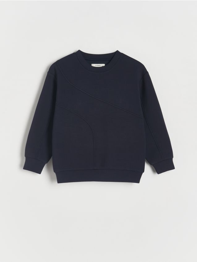 Reserved - bluză sport oversized - bleumarin