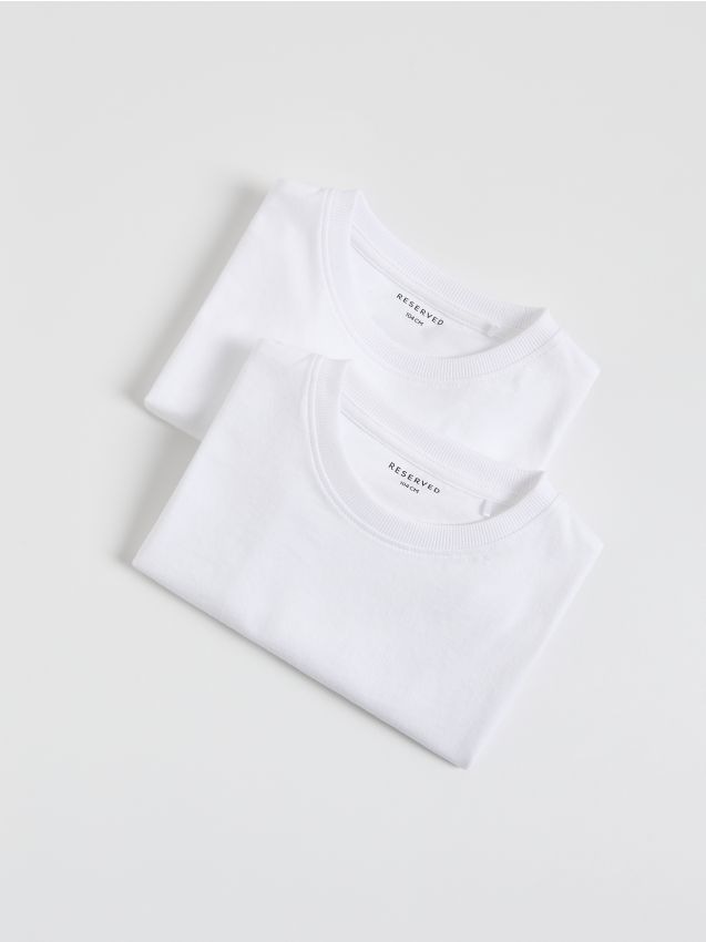 Cotton T-shirts 2 pack - RESERVED