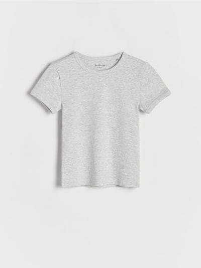 Baumwoll-T-Shirt, gestreift