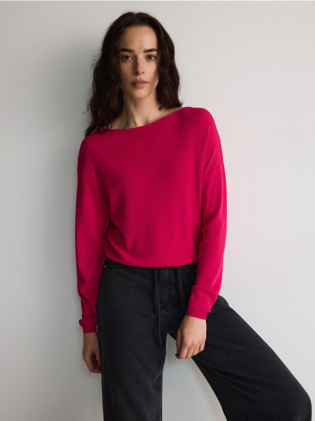Viscose blend jumper - RESERVED