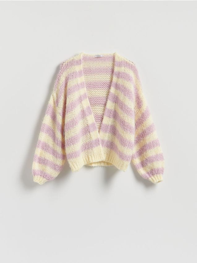 Stripe cardigan - RESERVED