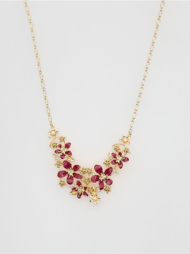 Collar con flores - RESERVED