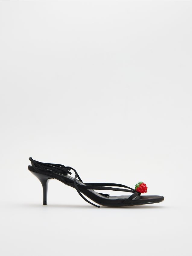 Ankle tie sandals - RESERVED