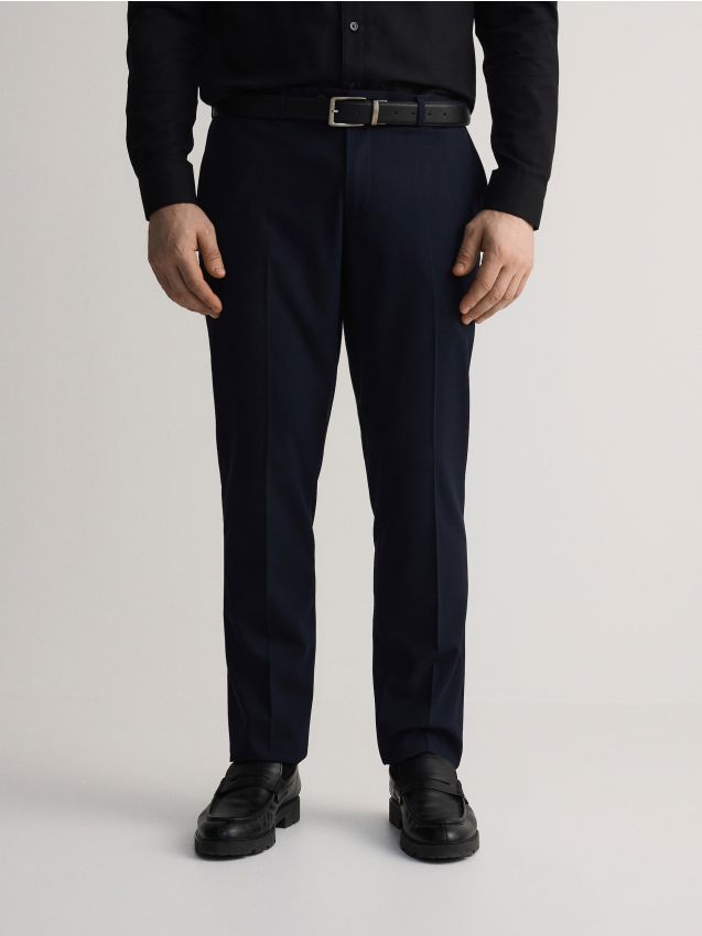 Creased suit trousers - RESERVED