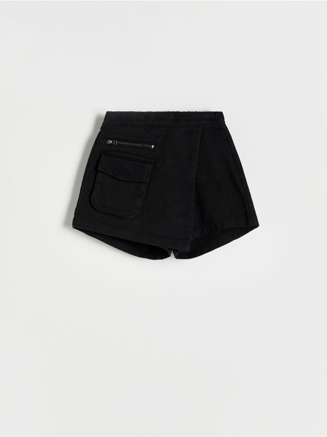 Reserved - Fustă pantalon - negru